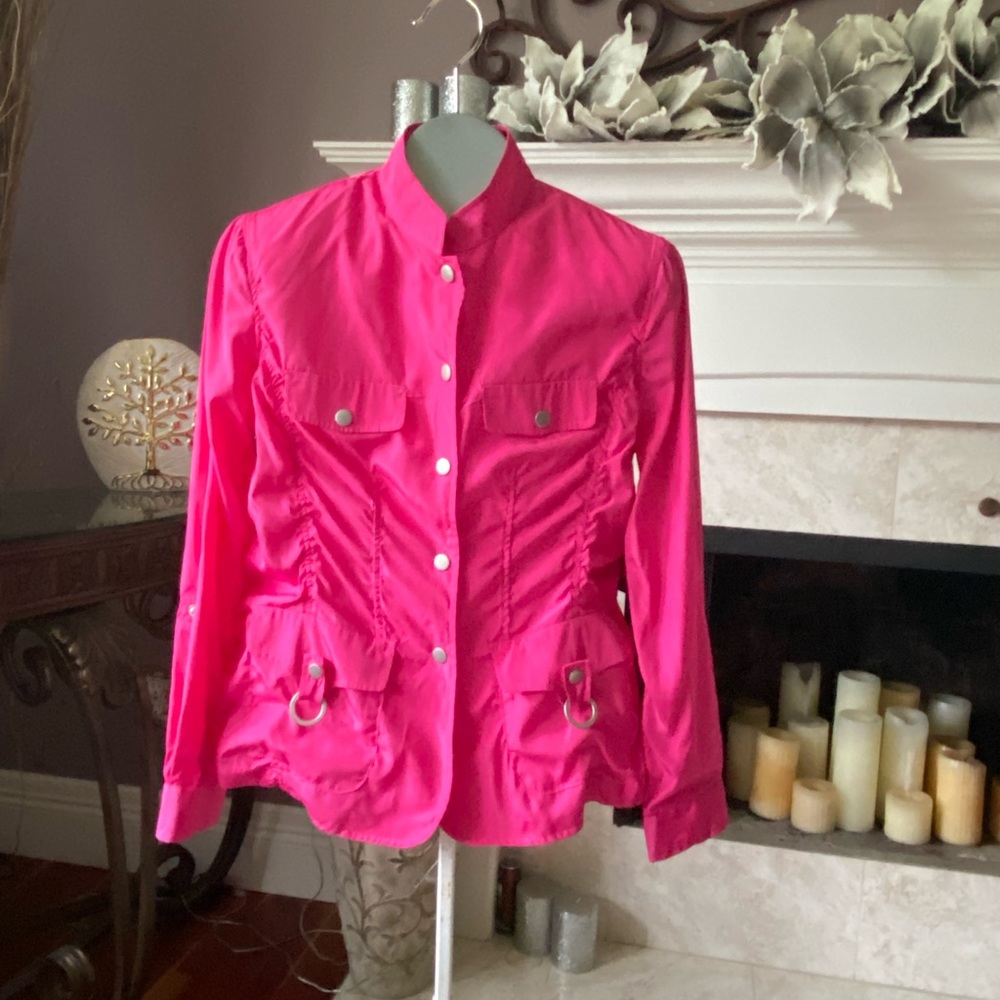 Kerrybrooke Nylon Ultralight Fuchsia Jacket *NWT*
